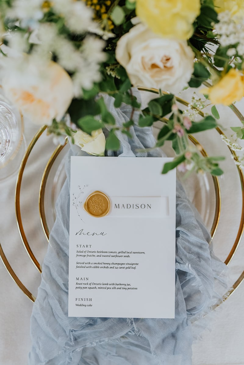 Dusty Blue Cheesecloth Napkin
