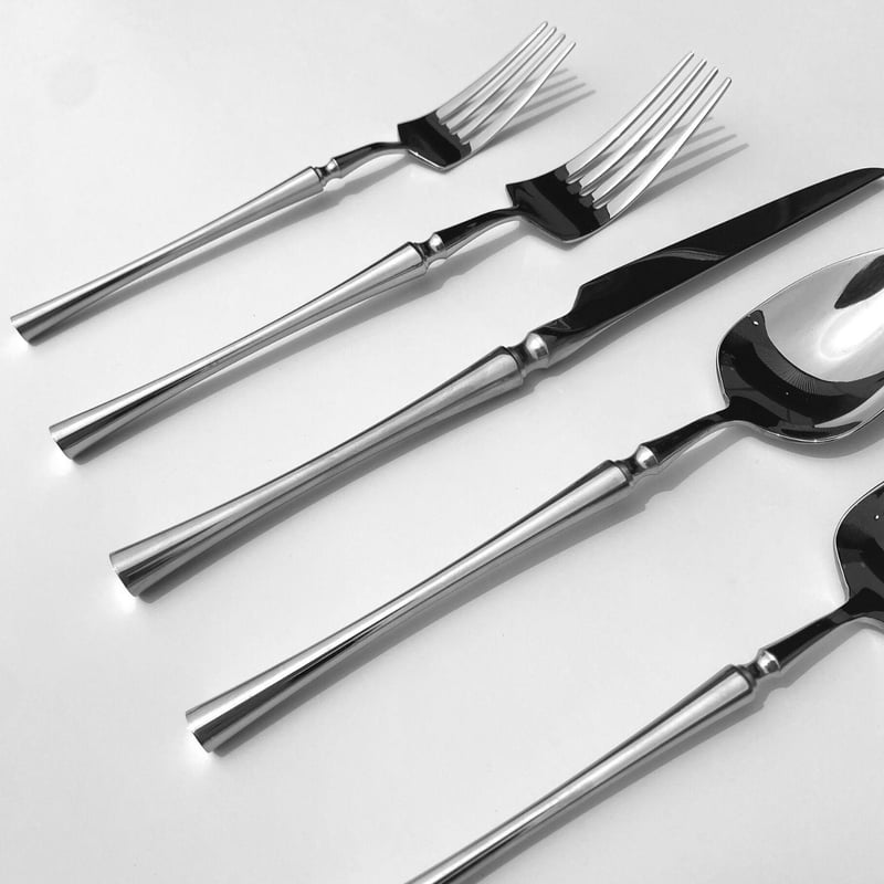 Bordeaux Silver Flatware Set