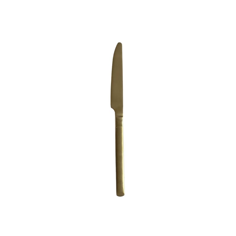Brooklyn Brushed Gold Dinner Knife
